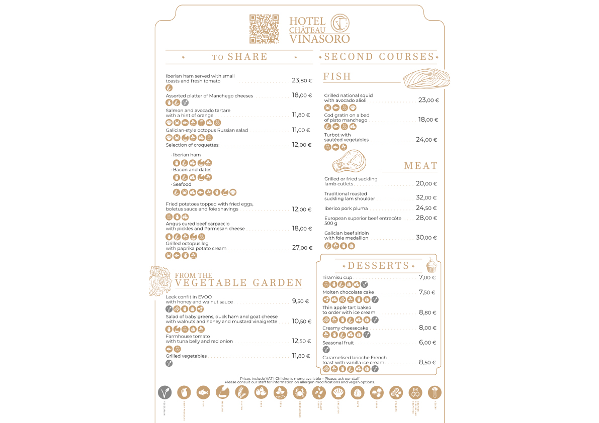 Our Menu
